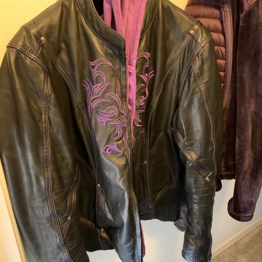 Women’s Leather Motorcycle Jacket